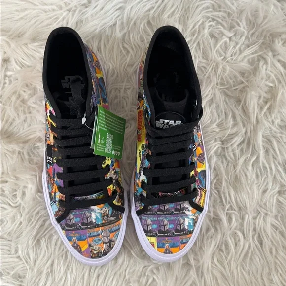 DC Star Wars Manual HI Unisex Black Canvas Skate Inspired Sneakers Shoes Size 8 - Picture 3 of 13